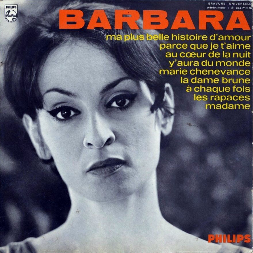 pochette du disque vinyle Barbara 1967