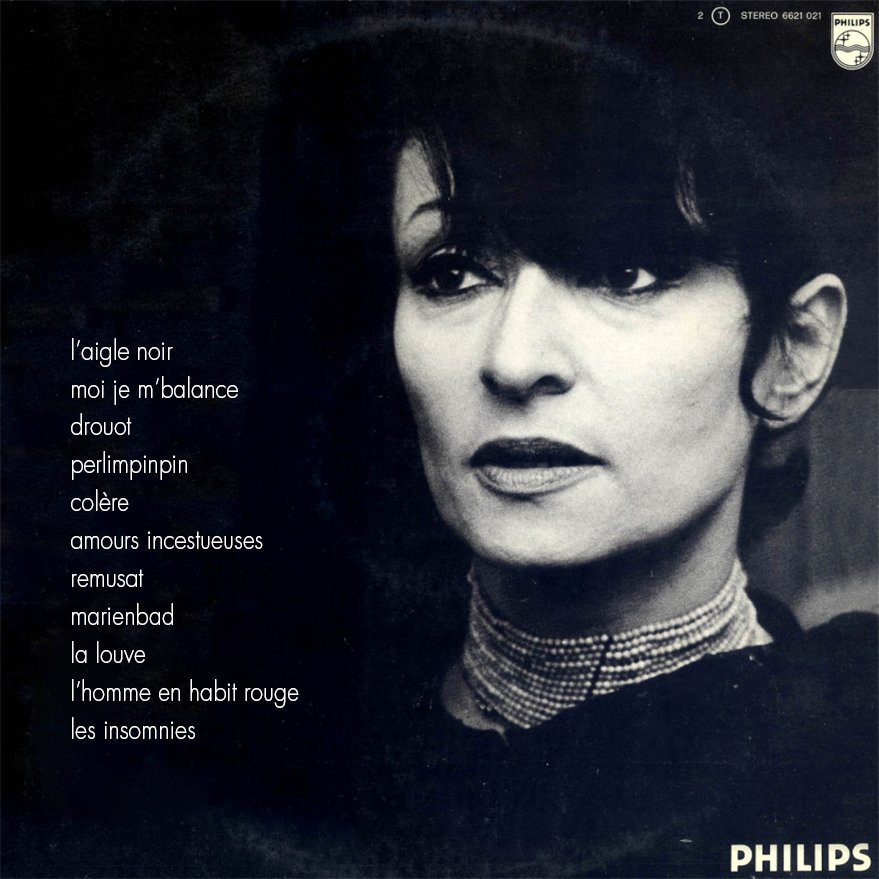 pochette du disque vinyle barbara 1970 verso