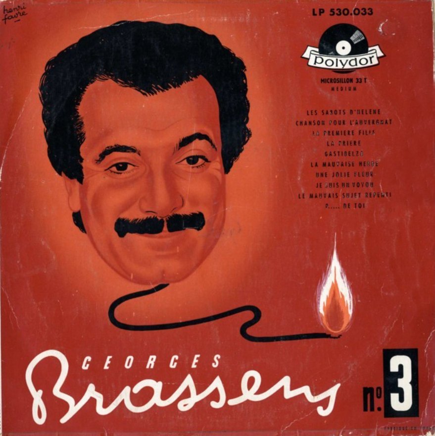 pochette du disque vinyle brassens:volume 3