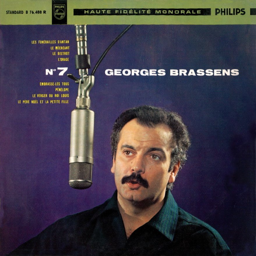 pochette du disque vinyle brassens:volume 7