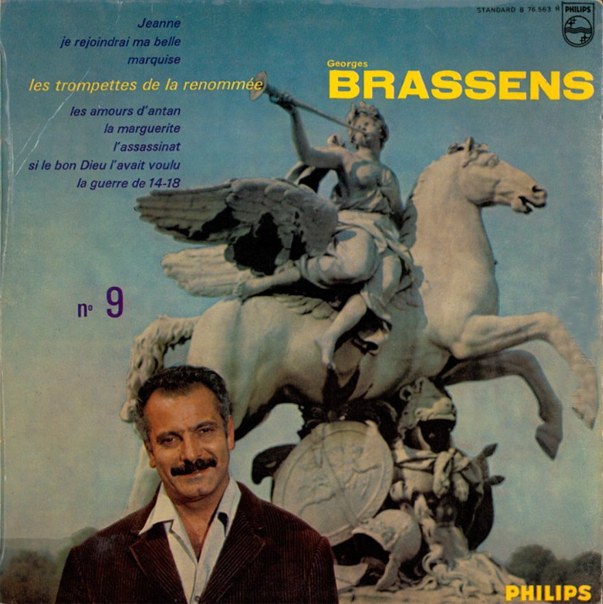 pochette du disque vinyle brassens:volume 9