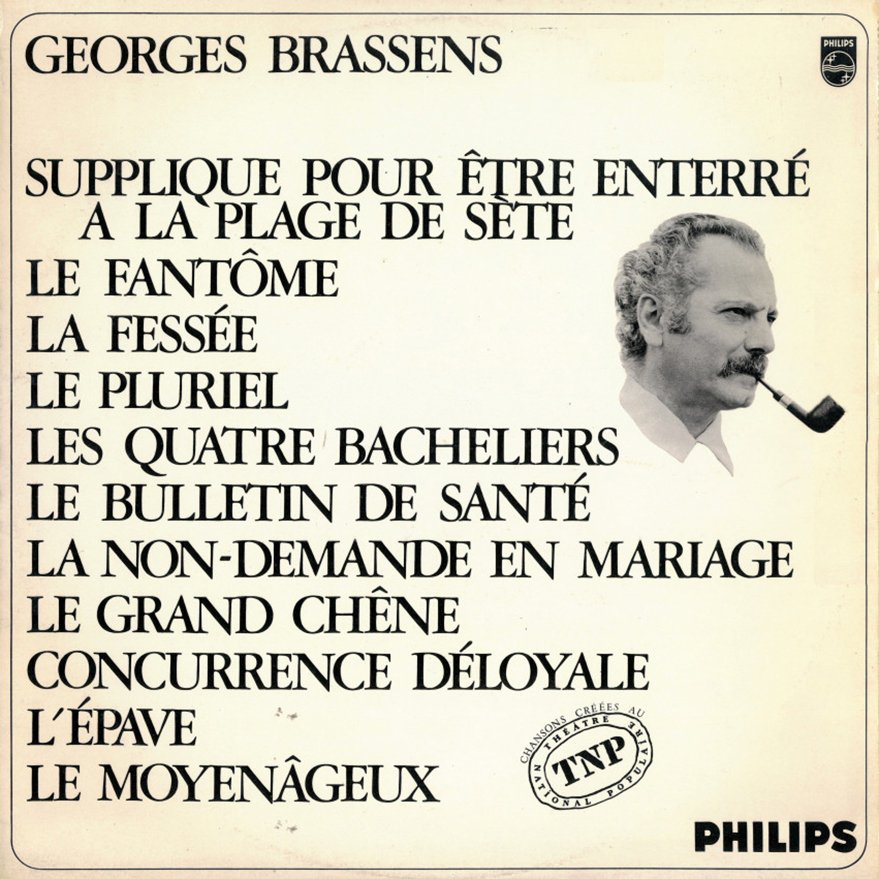 pochette du disque vinyle brassens volume 11 recto