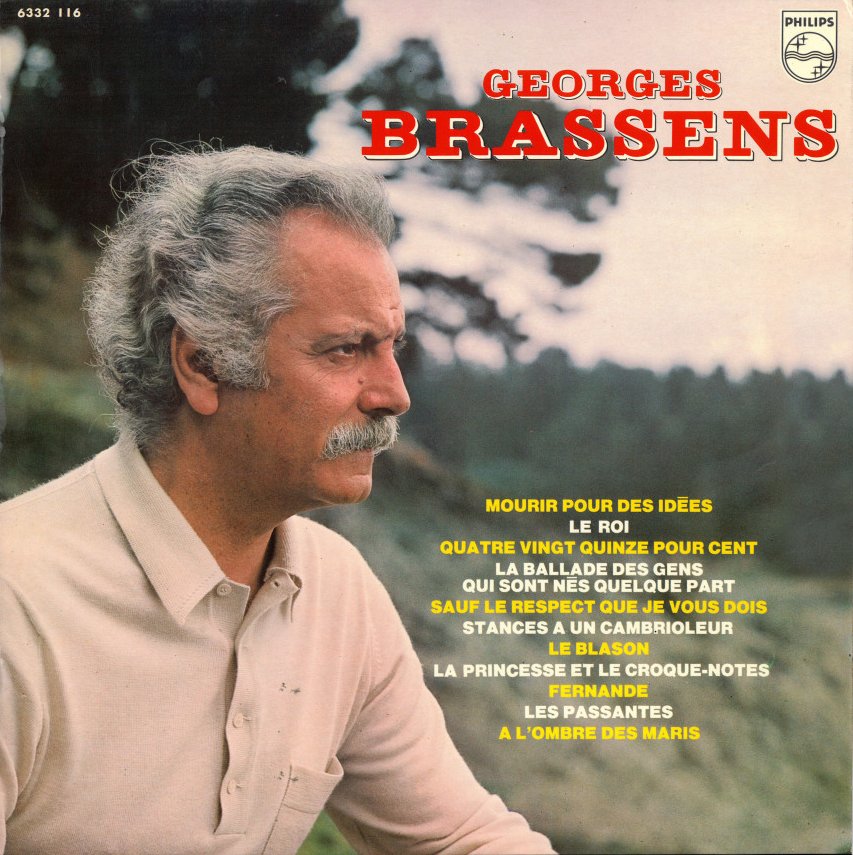 pochette du disque vinyle brassens:volume 13