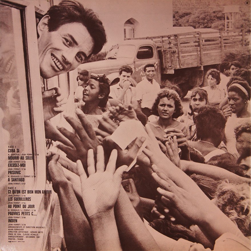 pochette du disque vinyle a santiago verso