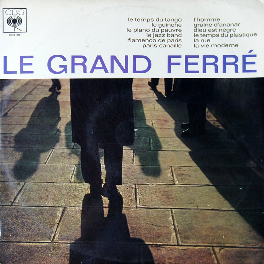 pochette du disque vinyle Le grand Ferre