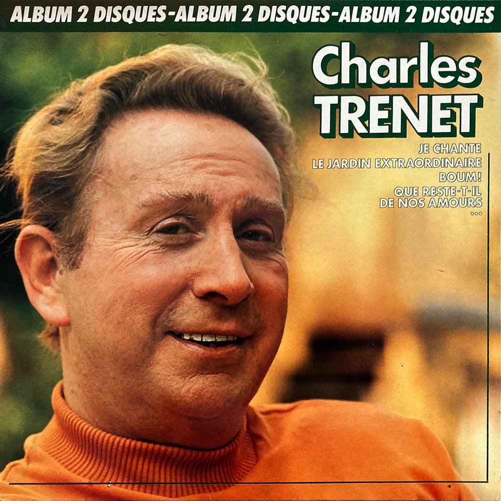 pochette du disque vinyle charles trenet recto