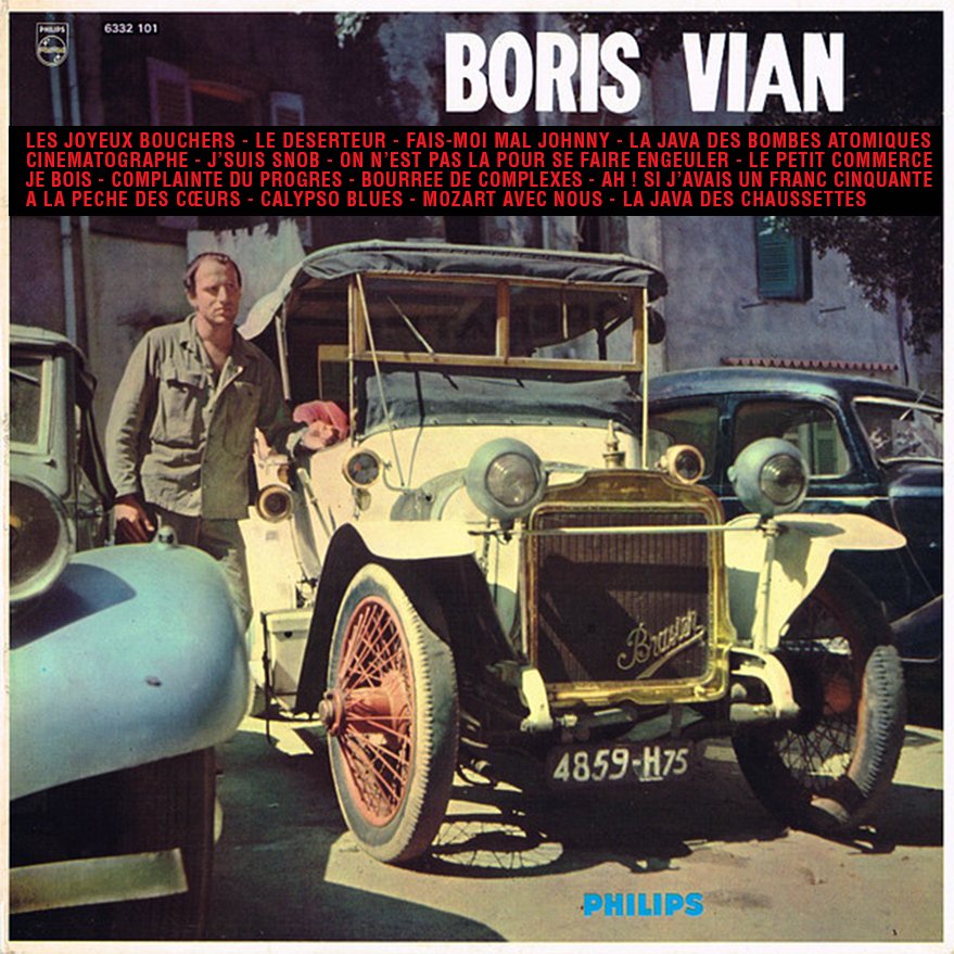 pochette du disque vinyle vian